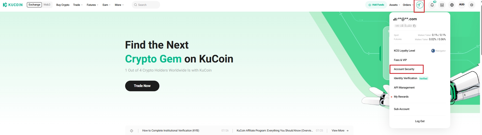 KuCoin AU - Regulated Crypto Trading with Best-in-Class Security