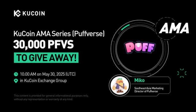 KuCoin AMA Bersama Puffverse (PFVS) — Mendefinisikan Semula Pengalaman Permainan dengan Kandungan Buatan Pengguna dan Teknologi Cloud