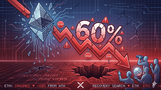 Ethereum Price Crash 2026: How ETH Lost 60% and Where Analysts See It Bottoming