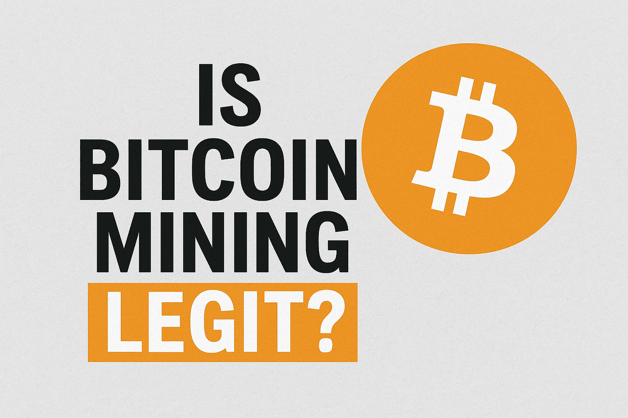 Is Bitcoin Mining Legit or a Scam? Full Legal and Profitability Breakdown (2025 Guide)
