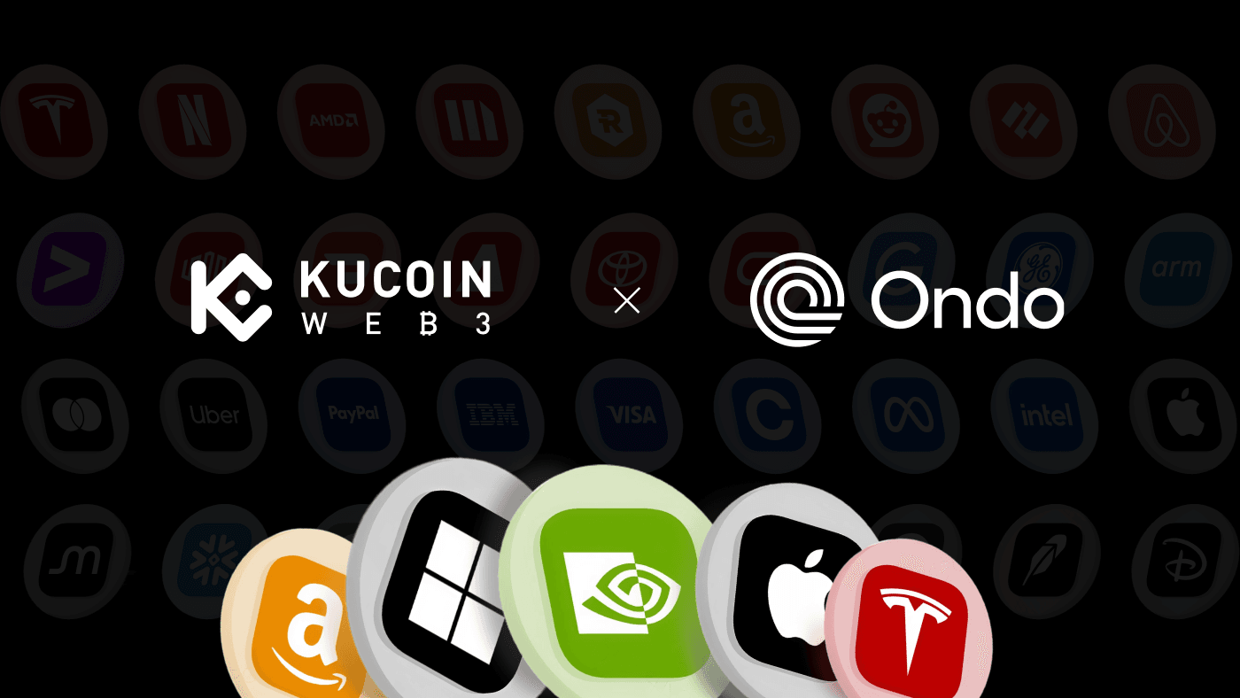 KuCoin Web3 於Ondo合作，將數百種代幣化股票引入其自託管錢包