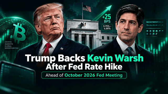 Trump Backs Kevin Warsh After Fed Rate Hike: October 2026 Outlook
