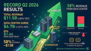 Pendapatan AMD Q2 2026: Pendapatan Pusat Data Berlipat Ganda Seiring Chip AI Menantang Nvidia