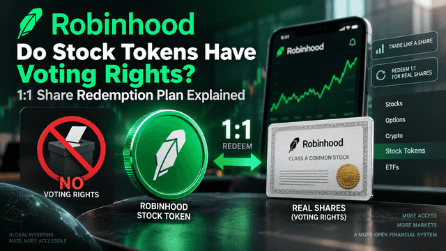 Do Robinhood Stock Tokens Have Voting Rights? 1:1 Share Redemption Plan Explained