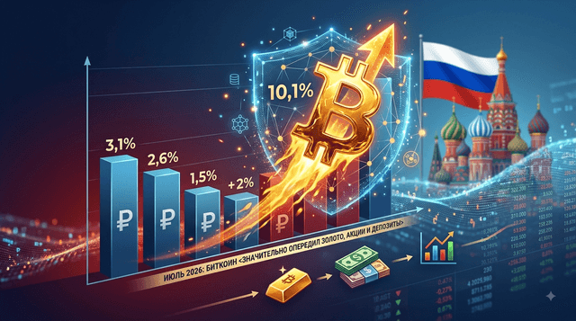 Биткоин стал самым доходным активом июля по данным ЦБ РФ: что это значит для инвесторов?