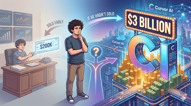 What If SBF Hadn’t Sold? His $200K Cursor Investment Is Now Worth $3 Billion