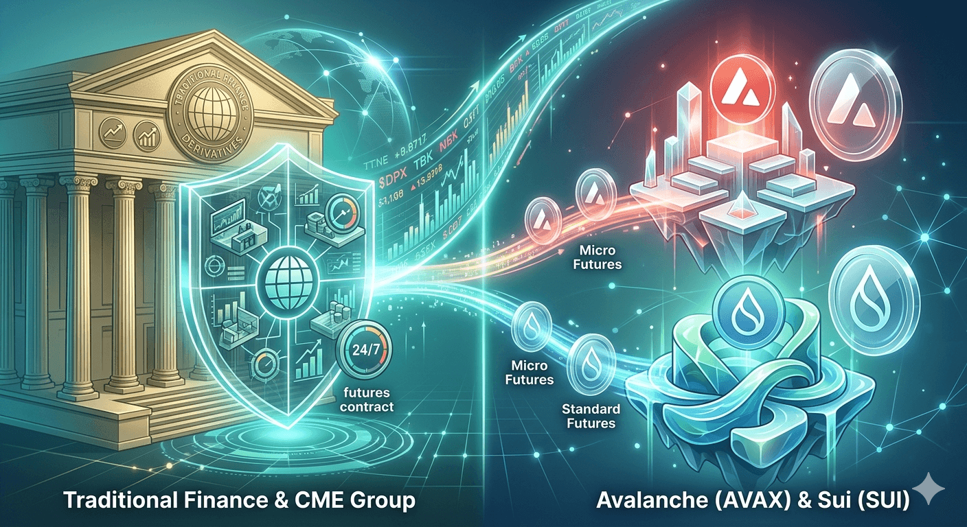 CME Group एवलांच और सूई फ़्यूचर्स 2026: नियमित क्रिप्टो डेरिवेटिव्स के लिए एक नया युग