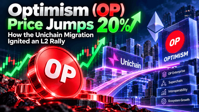 ราคา Optimism (OP) พุ่งขึ้น 20%: วิธีที่การย้ายไปยัง Unichain กระตุ้นการฟื้นตัวของ L2