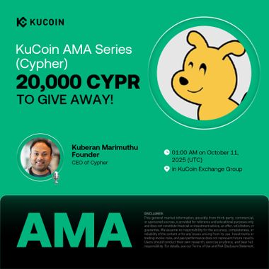 KuCoin AMA With Cypher (CYPR) — Revolutionizing Global Spend Rewards and On-Chain Banking