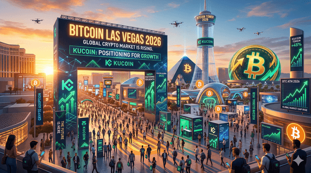 Bitcoin Las Vegas 2026: Глобальный криптовалютный рынок растет: Как KuCoin позиционирует себя?