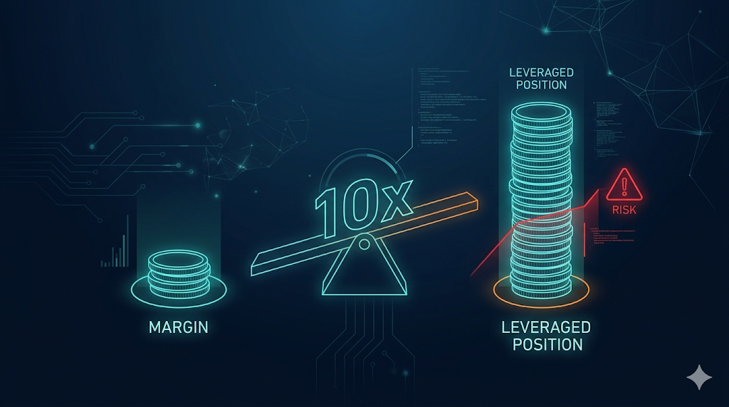 کرپٹو فیوچرز ٹریڈنگ کی بنیادیات: لیوریج، مارجن، اور خطرات