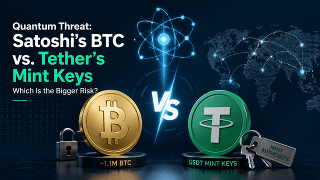 Amenaza de la computación cuántica a la cadena de bloques: Por qué las claves de emisión de Tether son más valiosas que los bitcoins de Satoshi