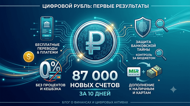 Russia’s Digital Ruble: 87,000 Accounts in the First 10 Days—What It Means for Users