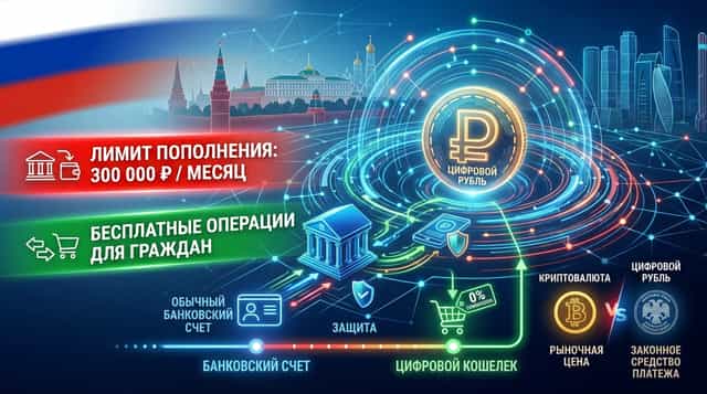 Digital Ruble Top-Up Limit Set at 300,000 Rubles per Month: What Will Change for Russians from September 1, 2026?
