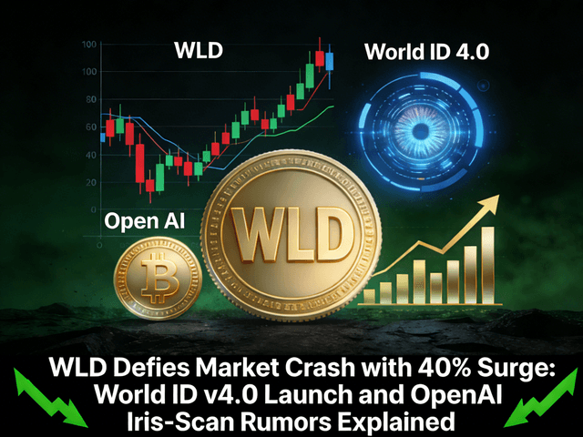 تُهدر واندريلا سقوط السوق بقفزة بنسبة 40% - تفسير أخبار إصدار World ID v4.0 وأخبار شائعات ماسح العين من OpenAI