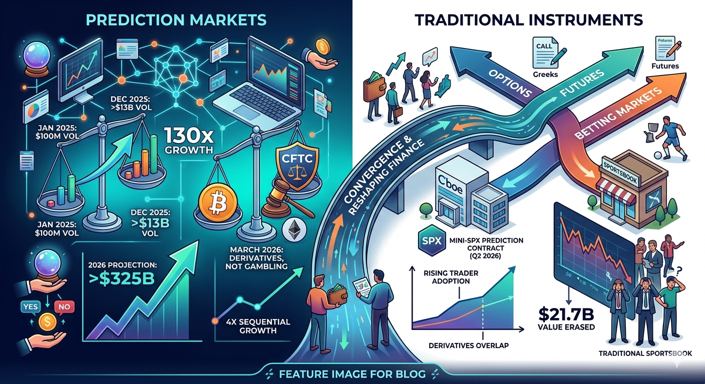 How Does the Rise of Prediction Markets Impact Traditional Financial Instruments Like Options, Futures, or Betting Markets?
