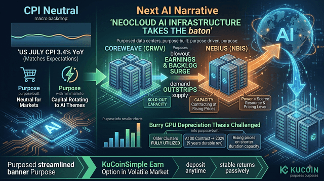 Mild July CPI Data Shifts Focus as Neocloud Stocks Emerge as the Next AI Trading Narrative