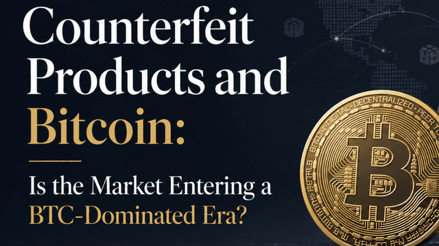 Counterfeit Products and Bitcoin: Is the Market Entering a BTC-Dominated Era?