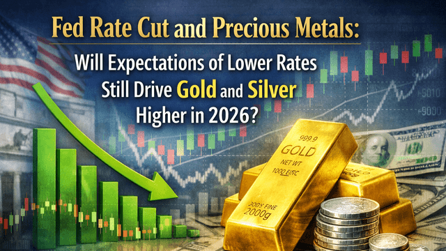 Fed Rate Cut and Precious Metals: Will Expectations of Lower Rates Still Drive Gold and Silver Higher in 2026?