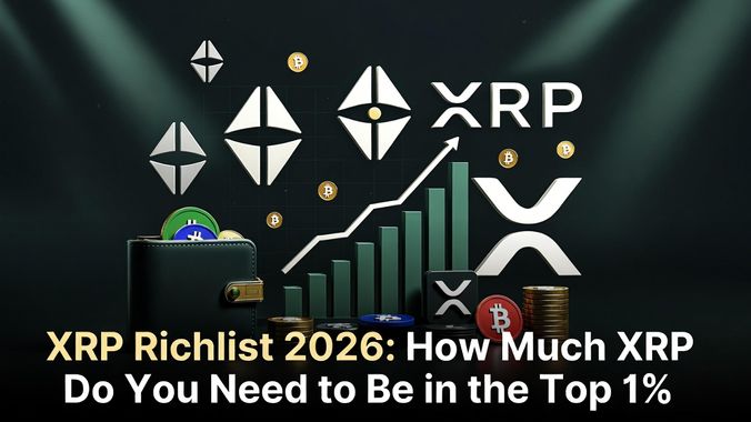 XRPリッチリスト2026：トップ1％に入るにはどれだけのXRPが必要ですか？