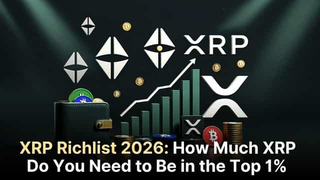 XRP রিচলিস্ট 2026: টপ 1% এ থাকতে আপনার কতটা XRP প্রয়োজন?