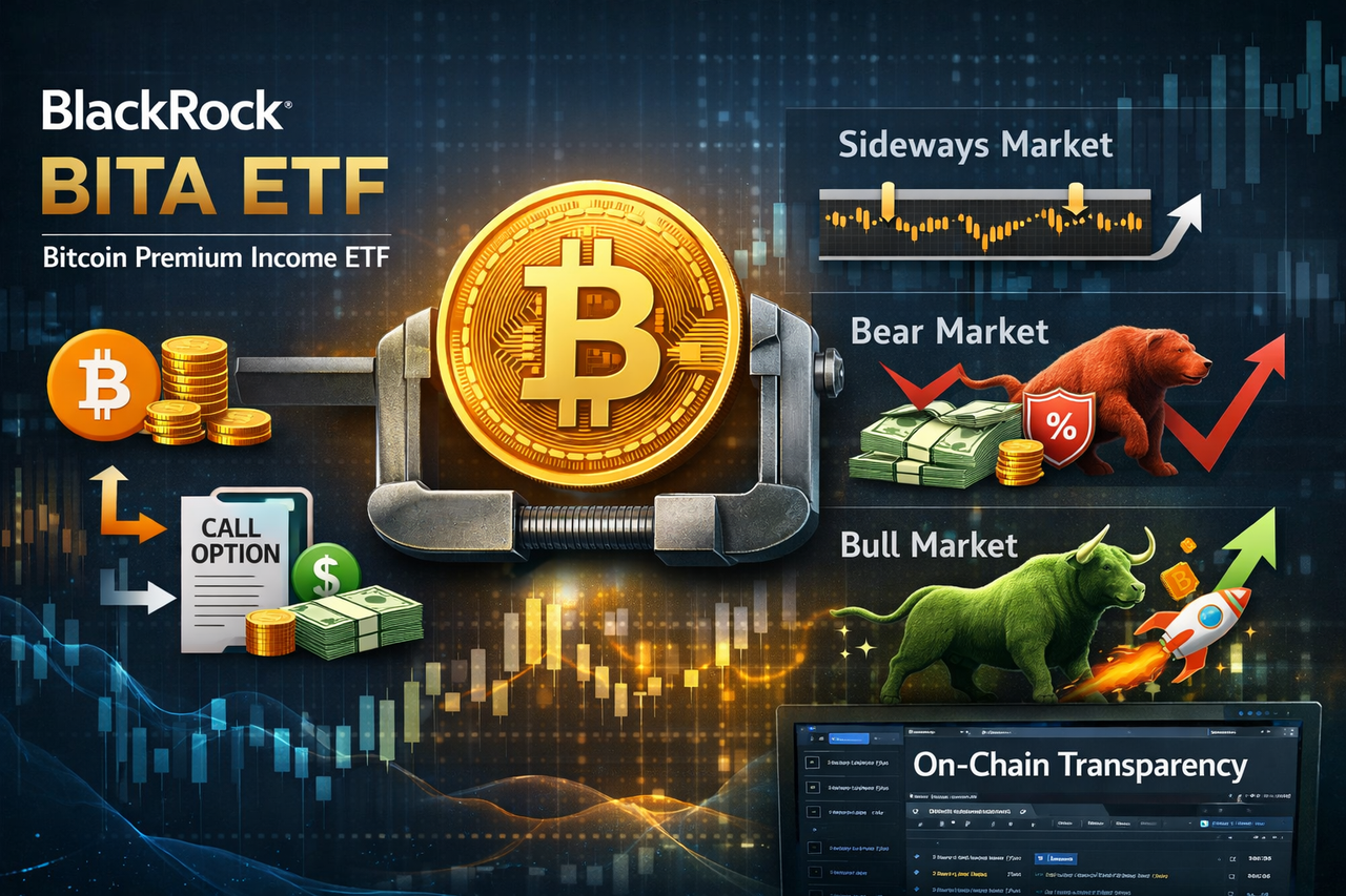 BlackRock's New BITA ETF: Earn Passive Income from Bitcoin — How It Works?