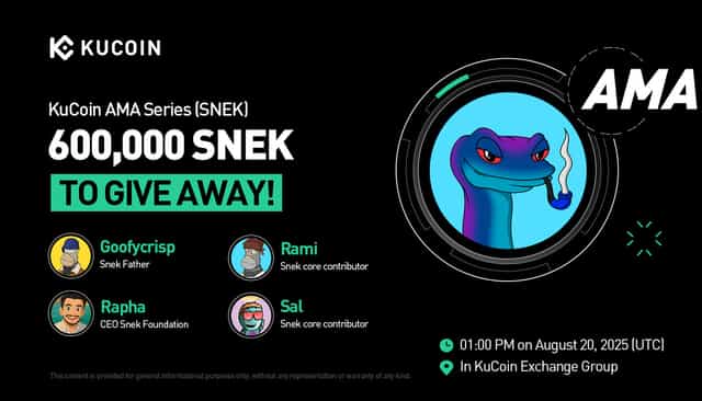 KuCoin AMA With Snek (SNEK) — From Inception to Prominence: Evaluating Cardano’s Most Influential Token