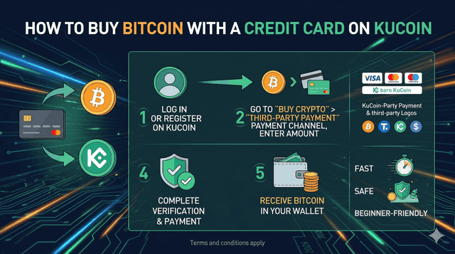 Paano bumili ng bitcoin gamit ang credit card sa KuCoin