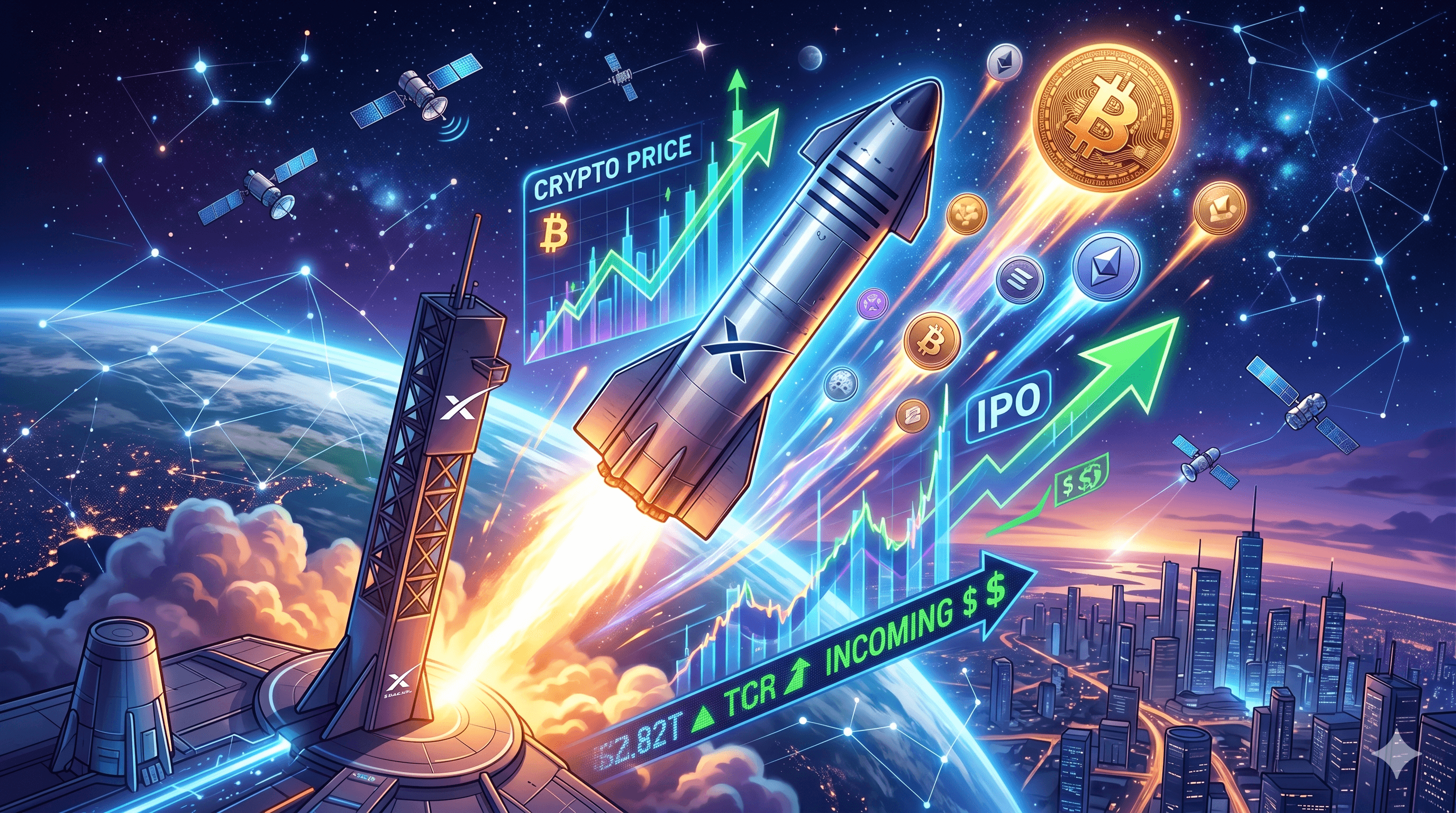 SpaceX IPO Incoming: Impact on Crypto Markets