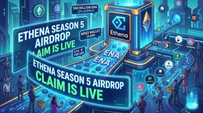 How to Claim Ethena Season 5 Airdrop - 2% of ENA Supply Live Now