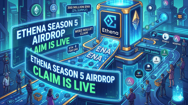 How to Claim Ethena Season 5 Airdrop - 2% of ENA Supply Live Now
