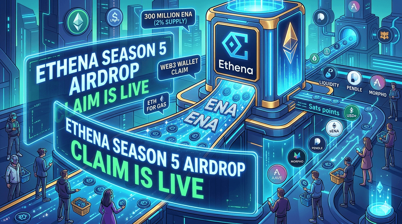 How to Claim Ethena Season 5 Airdrop - 2% of ENA Supply Live Now
