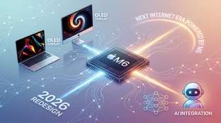 Rediseño de Apple MacBook e iMac 2026: Chips M6, pantallas OLED para IA