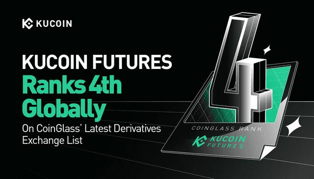 KuCoin Futures Ranked 4th Globally on CoinGlass Derivatives Exchange List