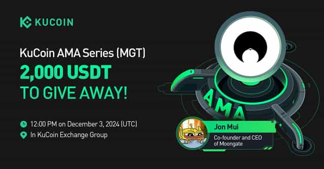 KuCoin, Moongate (MGT) ile AMA — Gerçek Dünyada Dikkat Ekonomisinin Yeni Çağını Başlatıyor