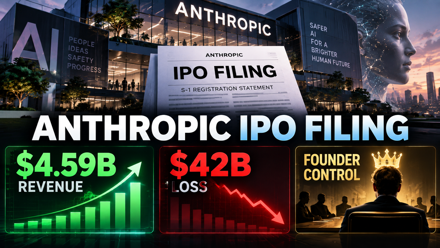 Anthropic IPO Filing: $4.59B Revenue, $42B Loss, and Founder Control ...