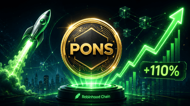 What Is PONS Token? Why Robinhood Chain’s Pump.fun Rival Surged 110%