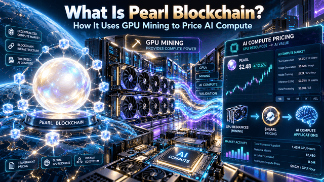 Що таке Pearl Blockchain? Як він використовує GPU-майнінг для ціноутворення AI-обчислень?