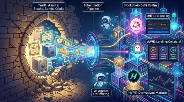 Citrini Research: Зламання стіни: Чи скористаються UNI, AAVE та HYPE зростанням ончейн-фінансів?