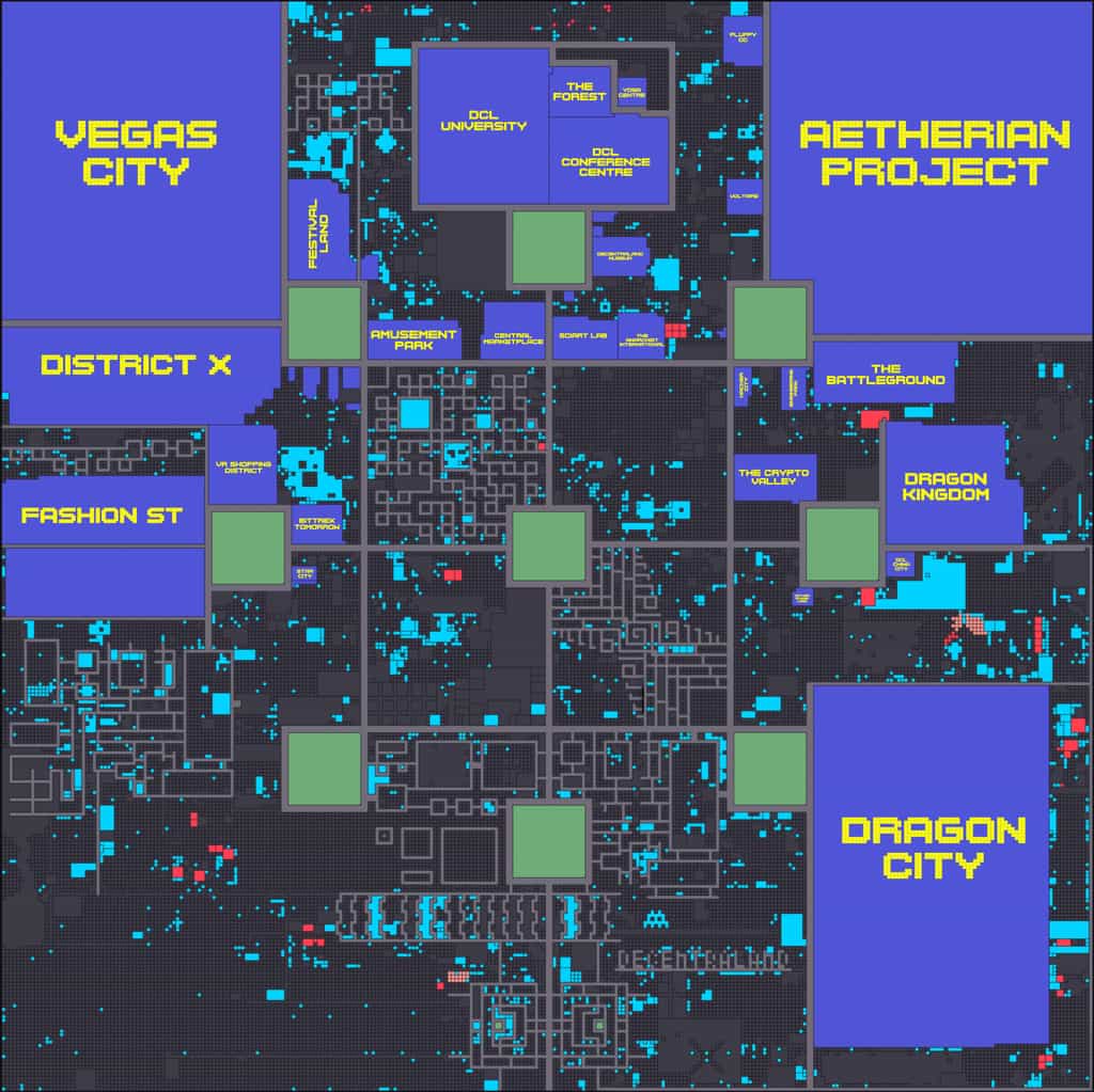 Decentraland เป็นโลกเสมือนบน Ethereum ให้ผู้ใช้งานซื้อที่ดิน NFT สร้างกิจกรรม ร้านค้า หรือจัดอีเวนต์ได้เอง