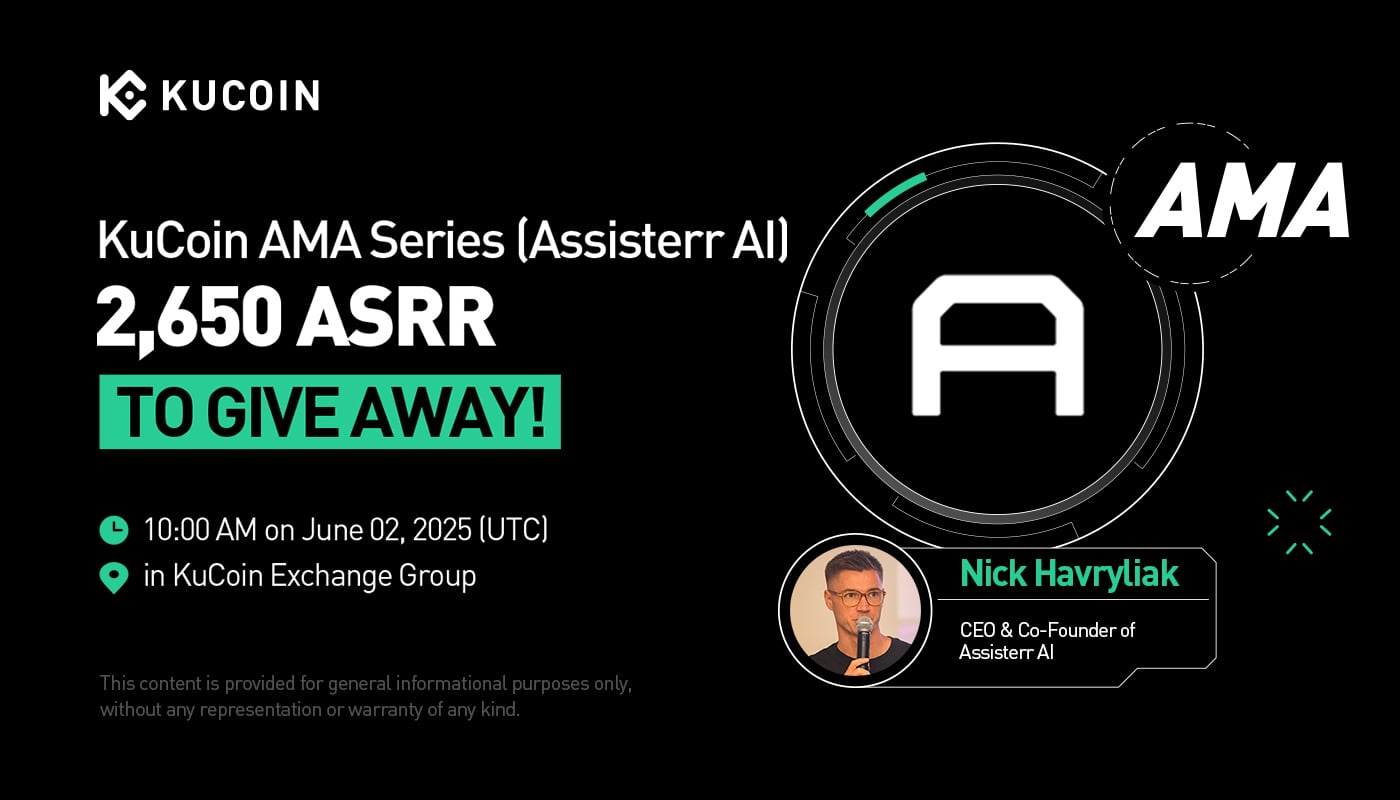 KuCoin AMA With Assisterr AI (ASRR) — The Rise of No-Code Platforms in AI Agent Monetization