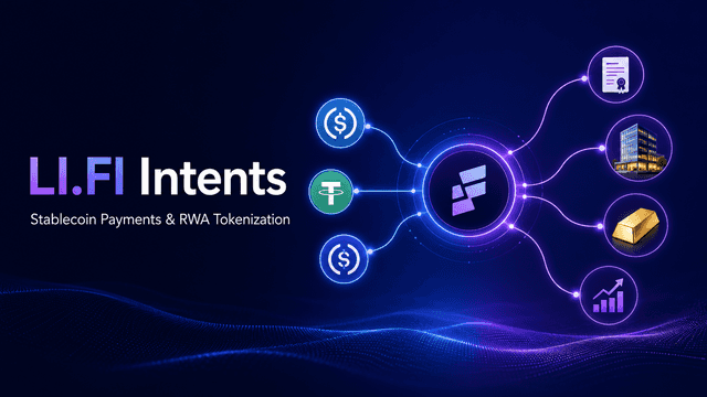 LI.FI Intents Launches Intent-Based Architecture for Stablecoin Payments and RWA Tokenization