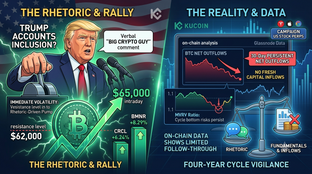 Trump's Verbal Boost Sparks BTC and Crypto Stock Rally With Trump Accounts Launched