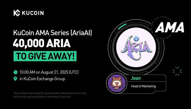 KuCoin AMA With AriaAI (ARIA) — Building Dynamic, Evolving Game Worlds with AI Technology