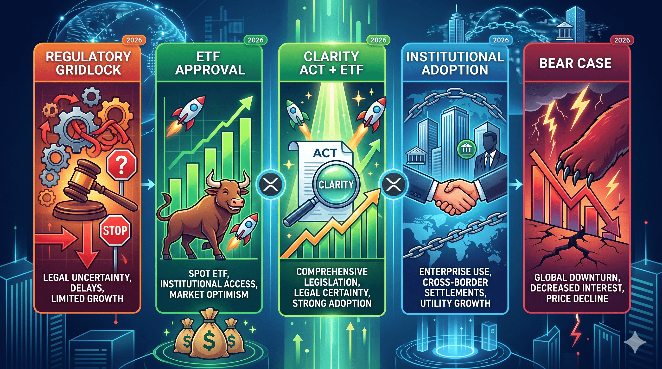 XRP After the Lawsuit: 5 Price Scenarios Traders Are Watching in 2026