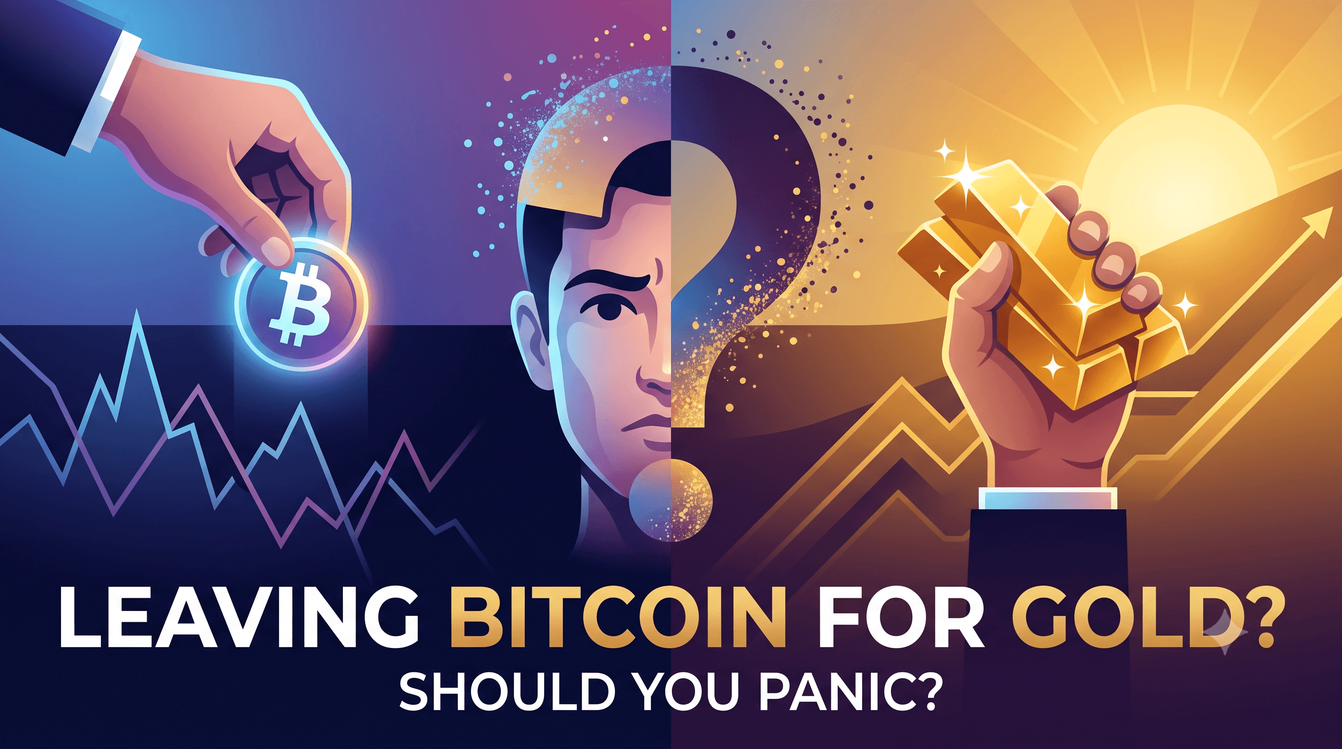 Великий поворот: чому Пітер Брандт залишає bitcoin на користь золота? Чи варто панікувати?