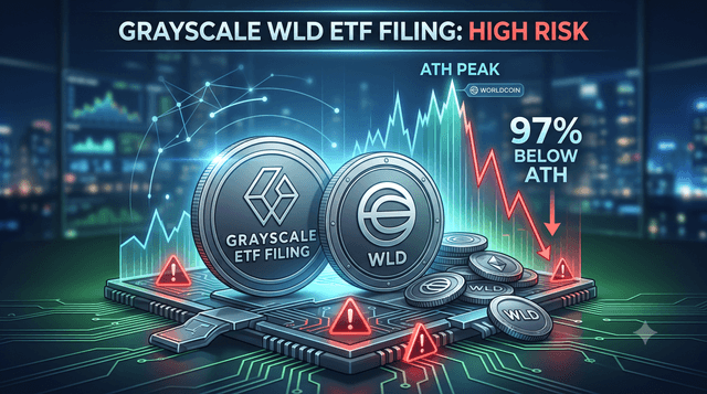 Grayscale Files for Worldcoin (WLD) ETF: High-Risk Play as Token Sits 97% Below All-Time High