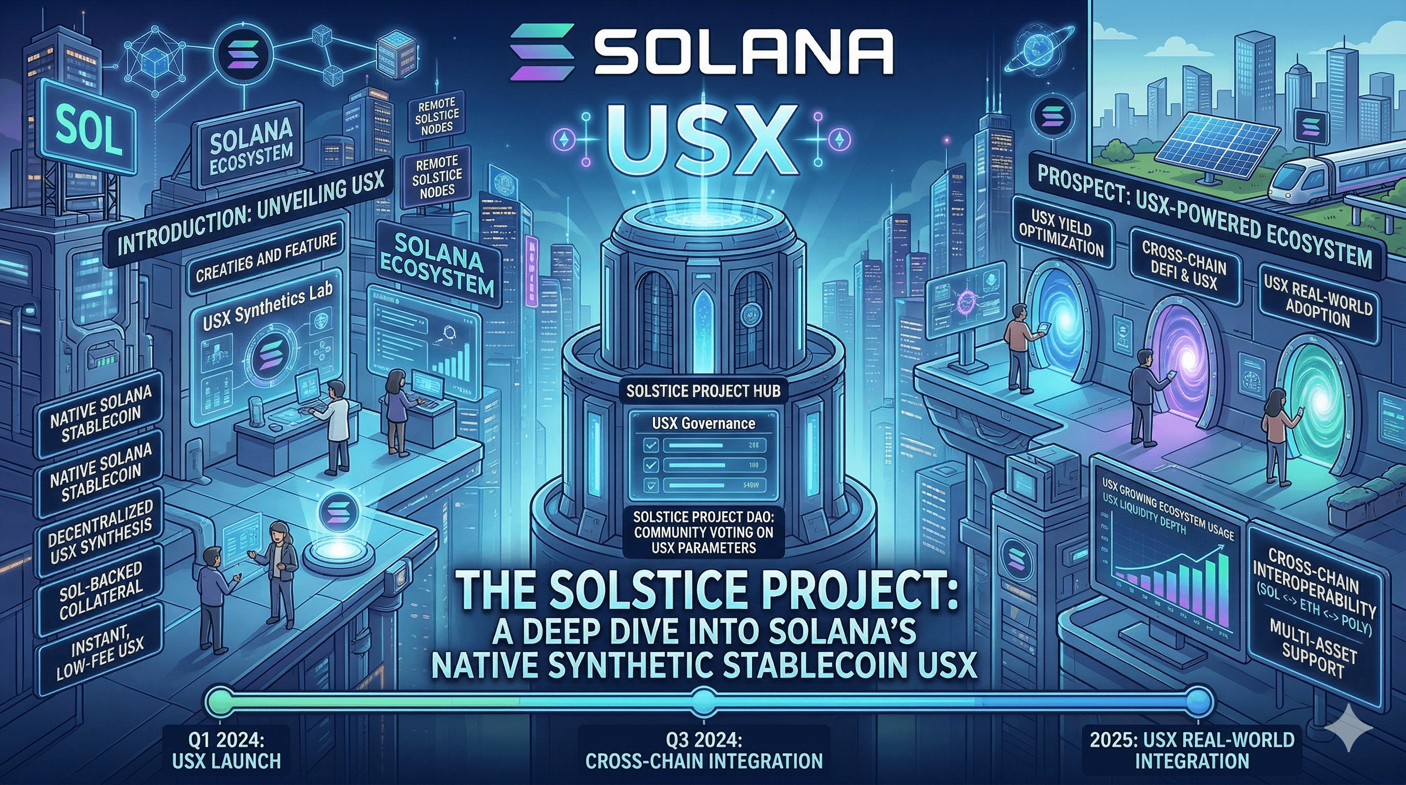 คำนำและแนวโน้มของโครงการ Solstice: การวิเคราะห์เชิงลึกเกี่ยวกับ Stablecoin แบบสังเคราะห์ของ Solana ที่ชื่อ USX