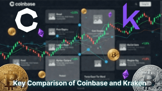 Coinbase এবং Kraken-এর প্রধান তুলনা