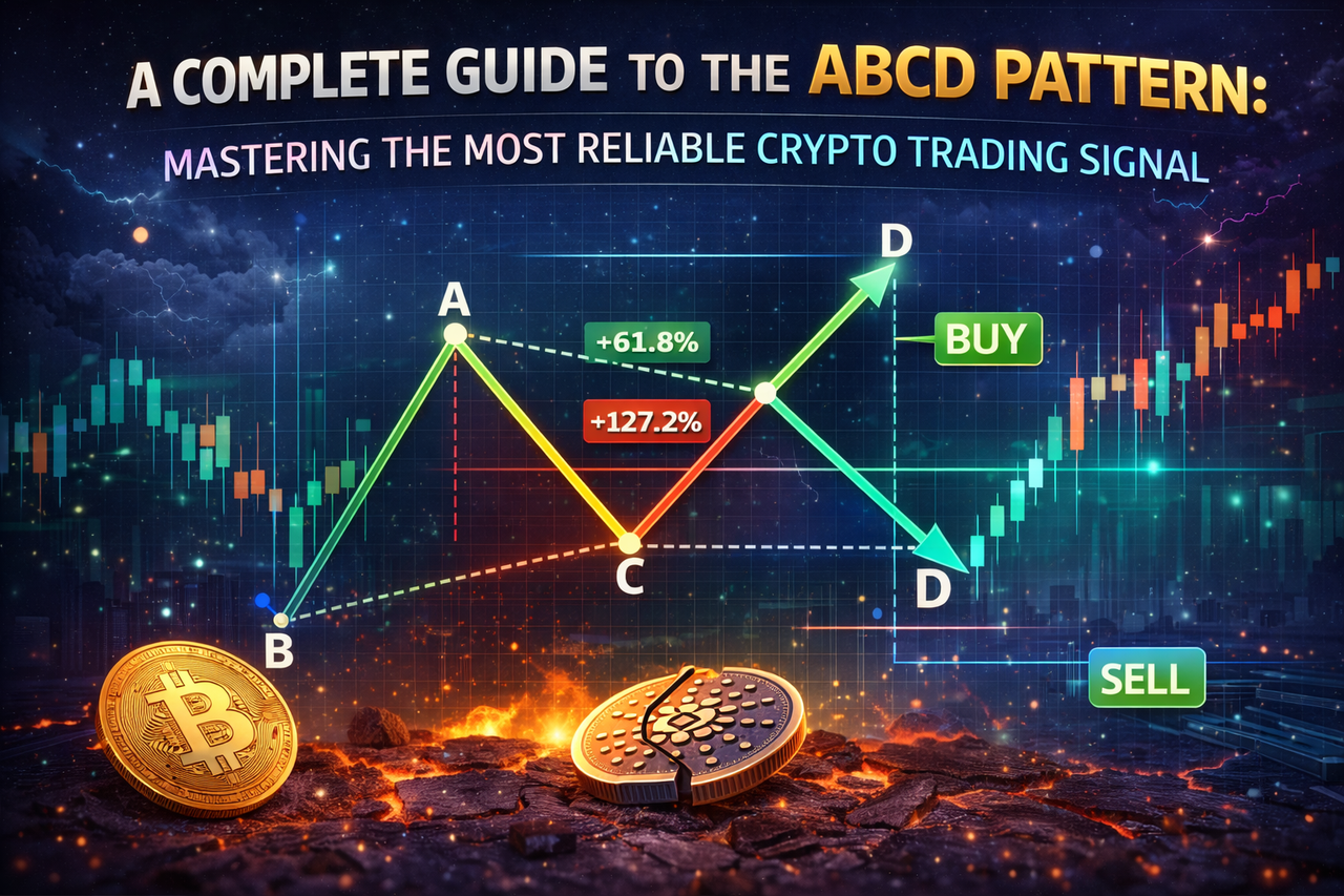 ABCD 模式完整指南：掌握最可靠的加密貨幣交易信號